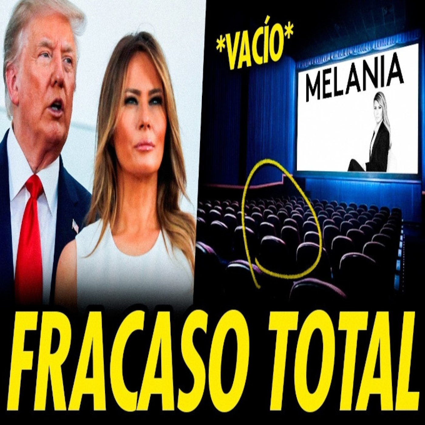 FRACASO HISTÓRICO DE MELANIA EN LOS CINES