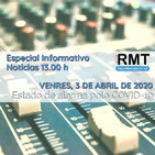 Especial Informativo Noticias 13.00 h - Venres, 3 de abril de 2020