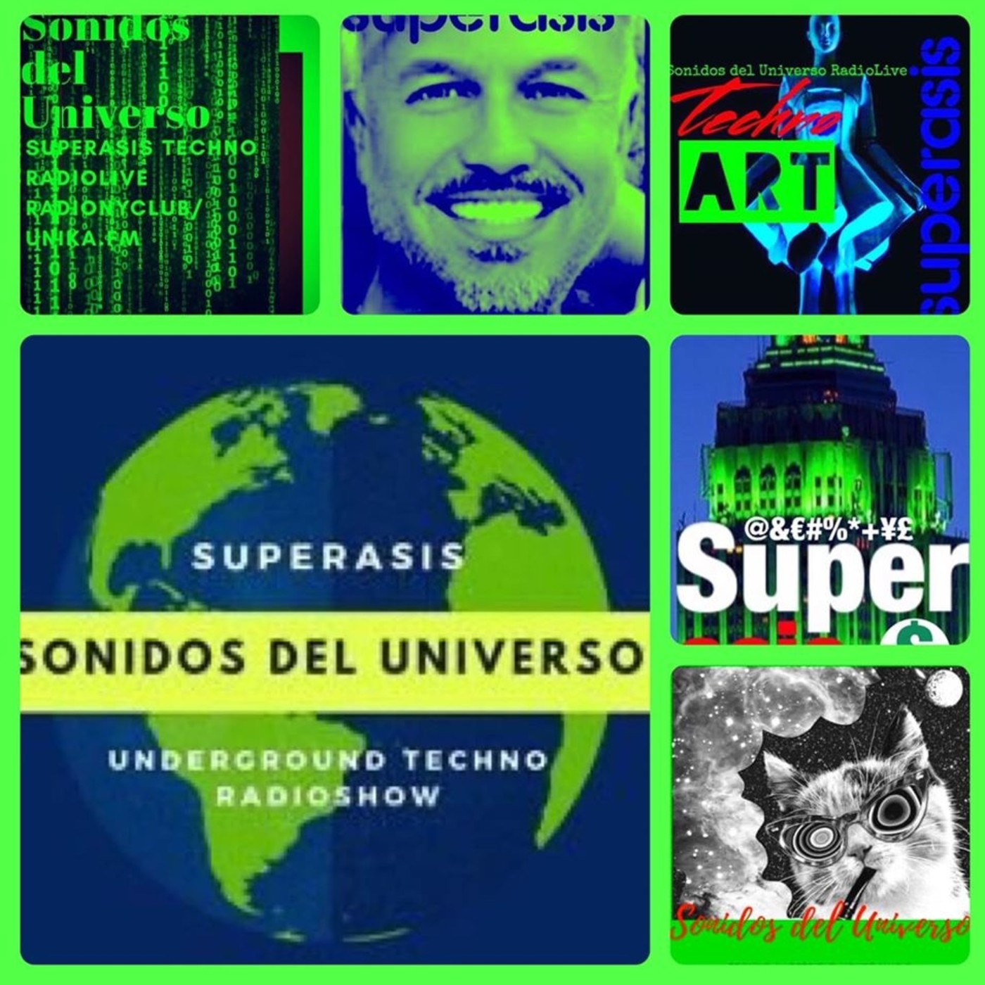 395.- Superasis Presents: Sonidos del Universo 'SDU395' TECHNO RadioLive NYC. 18.02.20 episode artwork