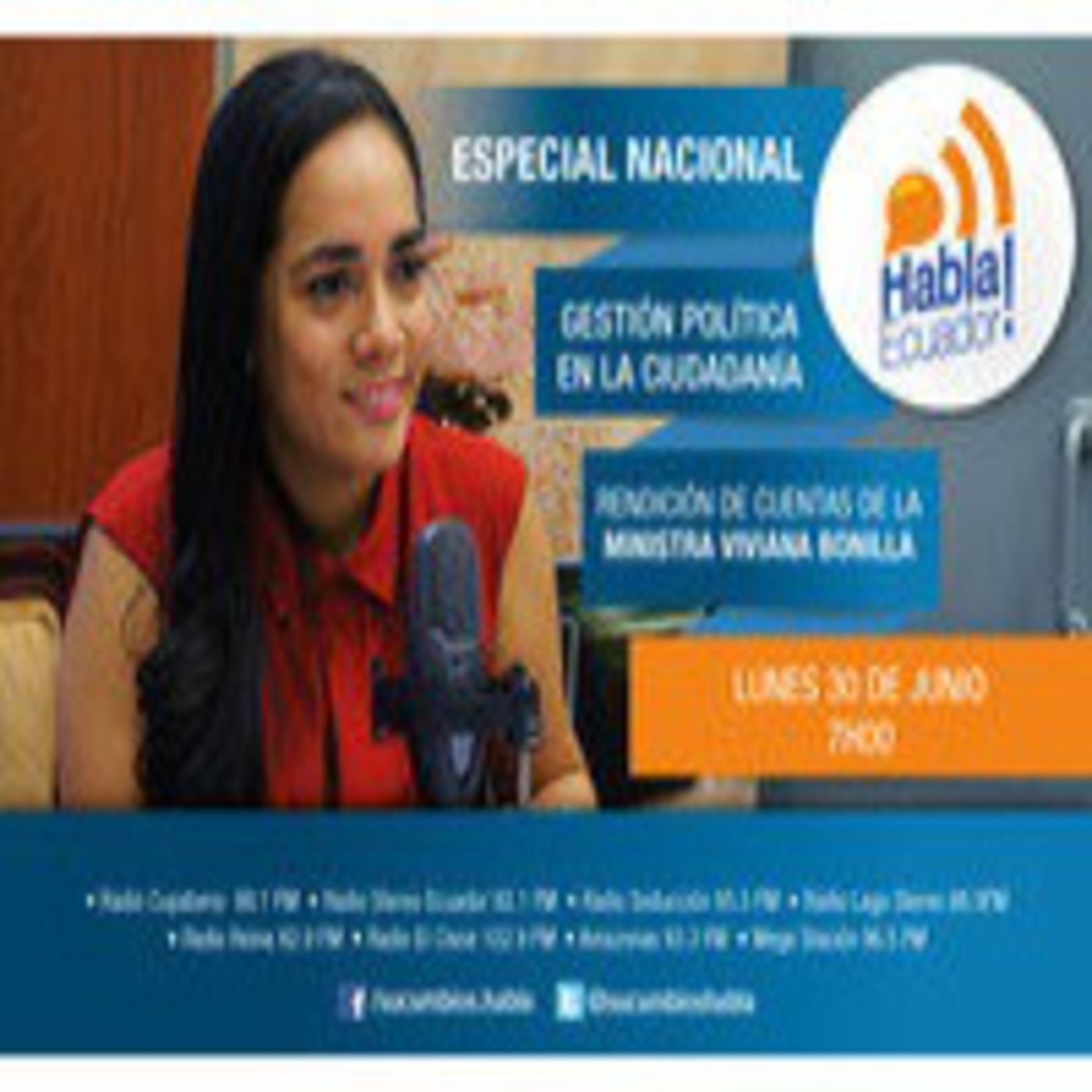 Sucumbios Habla 30-06-2014, programa nacional SECRETARIA POLITICA