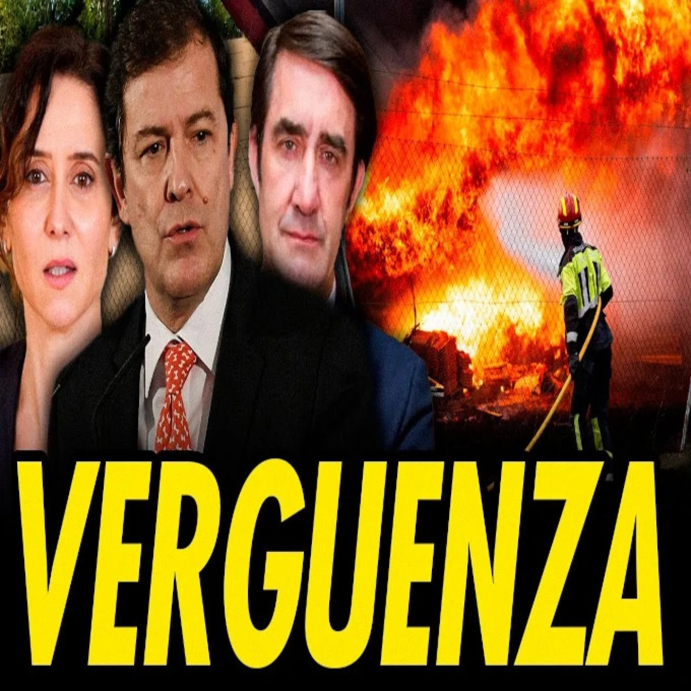 LOS BOMBEROS EN PRIMERA LÍNEA DE FUEGO Y LOS POLÍTICOS EN PRIMERA LÍNEA DE FUEGO