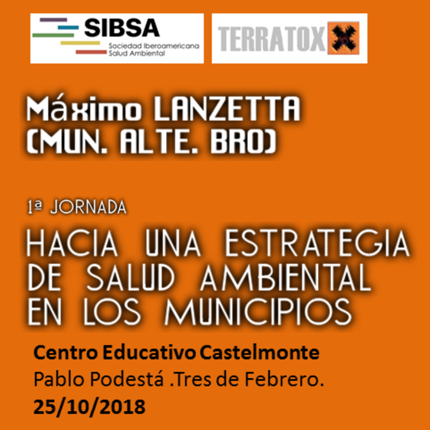 1ª Jornada: Hacia una estrategia de Salud Ambienta