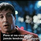 Rocky habla con su hijo
