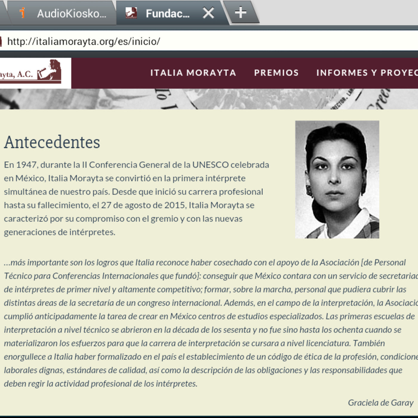 Difusión interpretación simultánea profesional
