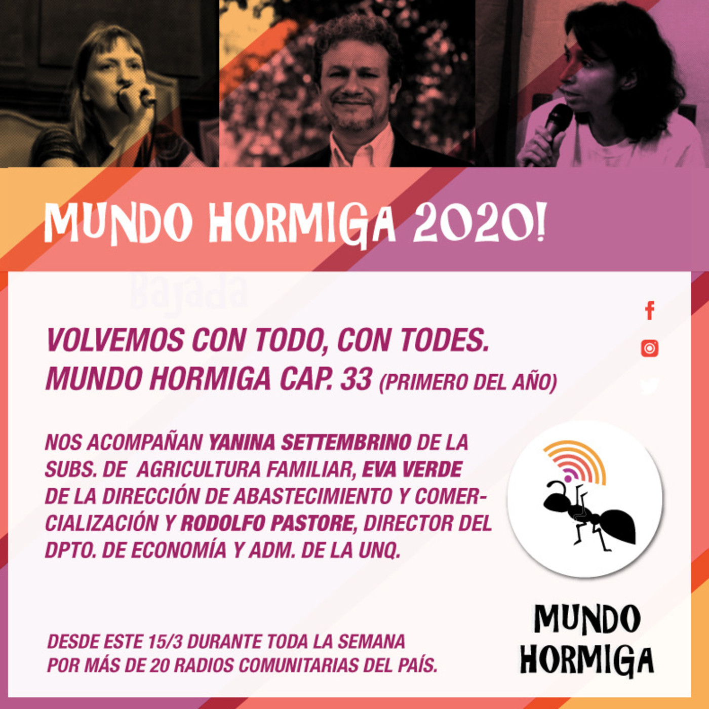 Mundo Hormiga - 15 de marzo 2020 - Bloque 01 episode artwork