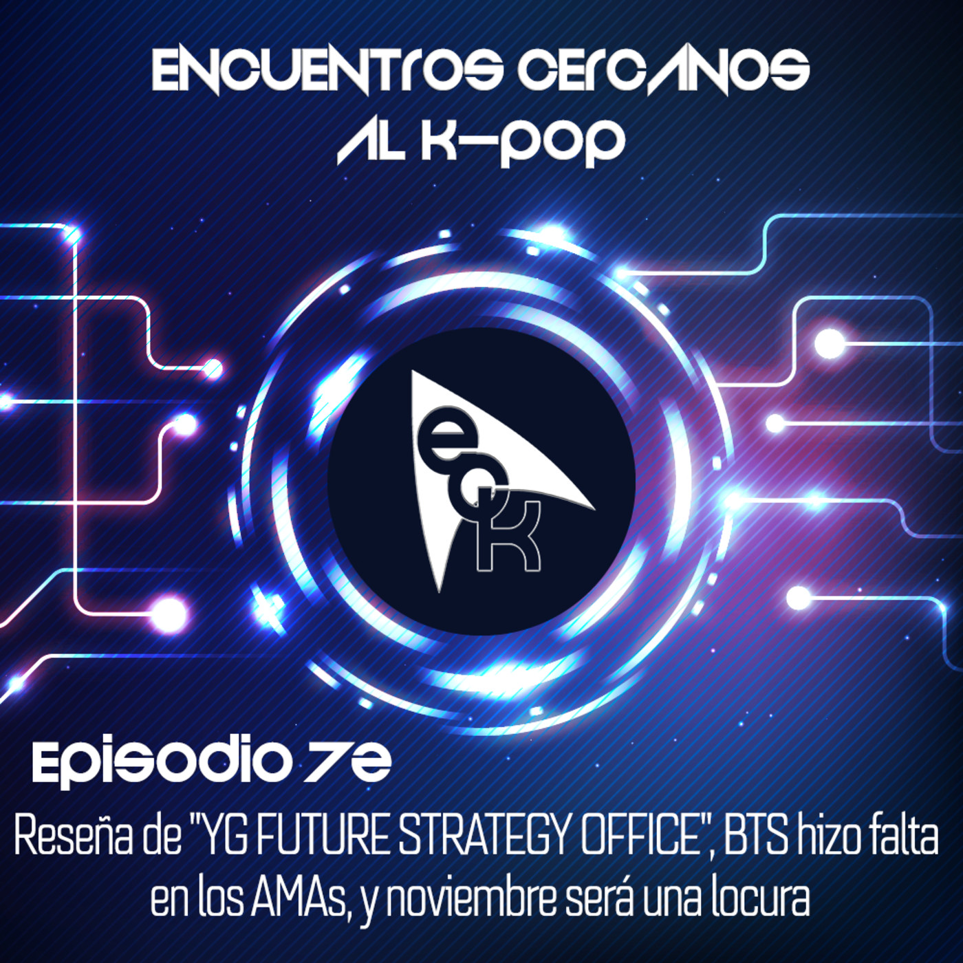 Episodio 72: Reseña de "YG FUTURE STRATEGY OFFICE", BTS hizo falta en los AMAs, y noviembre será una locura