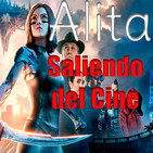 Alita Angel de Combate Saliendo del Cine