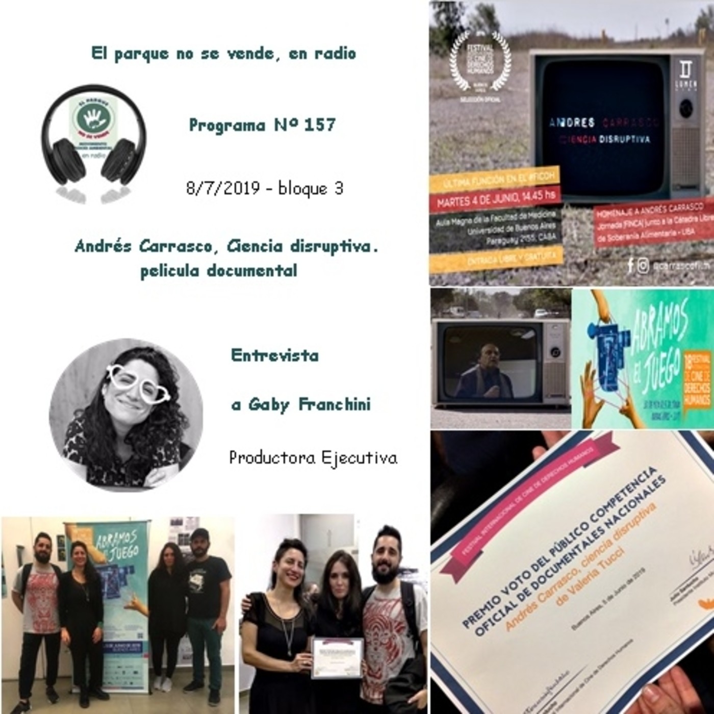 Programa Nº 157 - El parque no se vende en radio - bloque 3 episode artwork