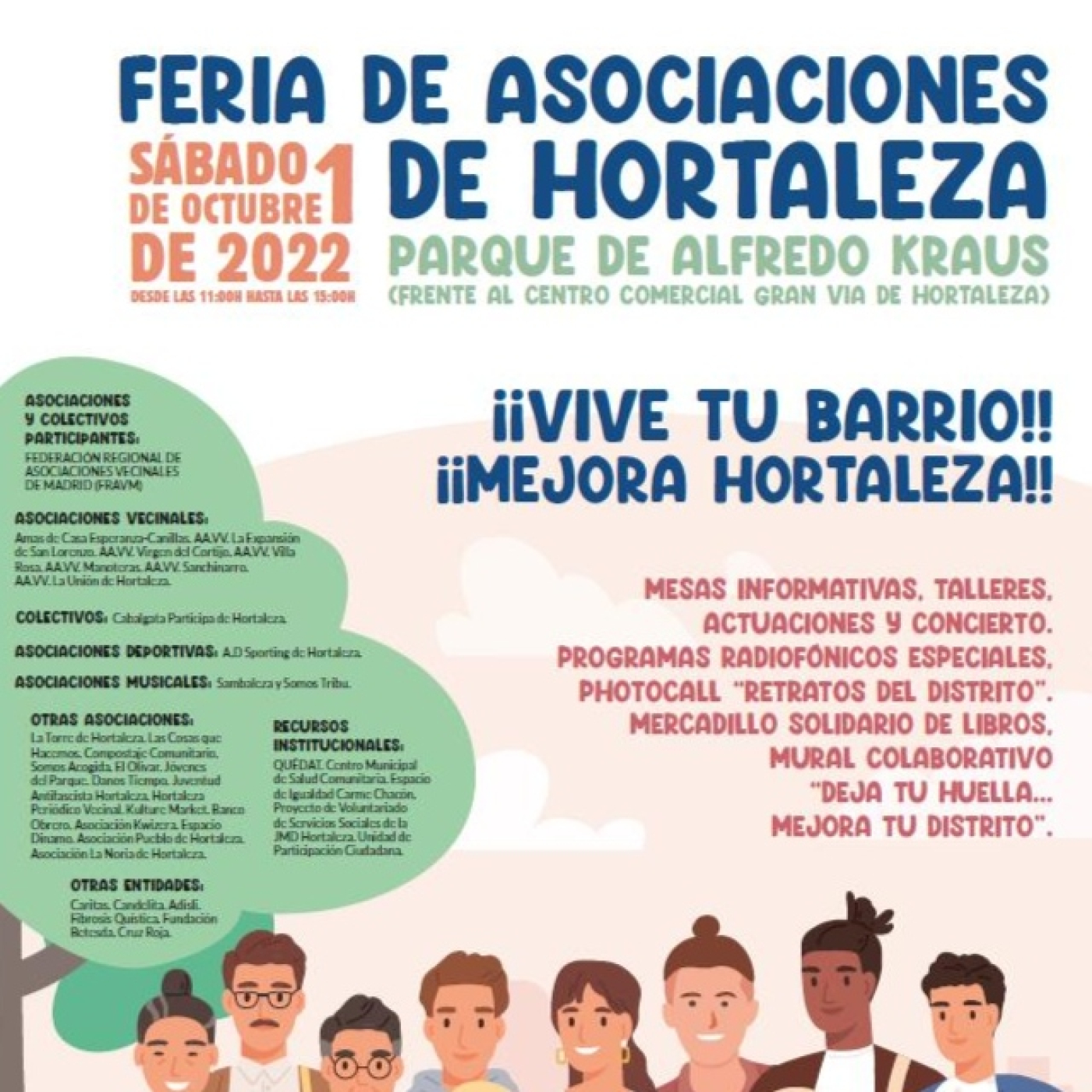 Enlace Informativo 29 sept 2022: Entrevista por feria asociaciones Hortaleza, fiestas de Chamartín y Barrio del Pilar... episode artwork