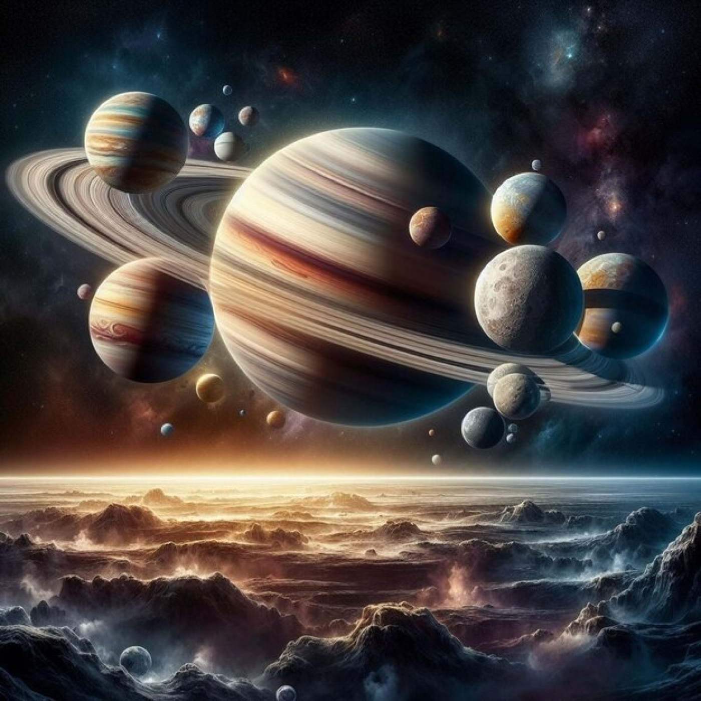 LAS MISTERIOSAS LUNAS DE SATURNO #documental #astronomia #podcast - podcast episode cover