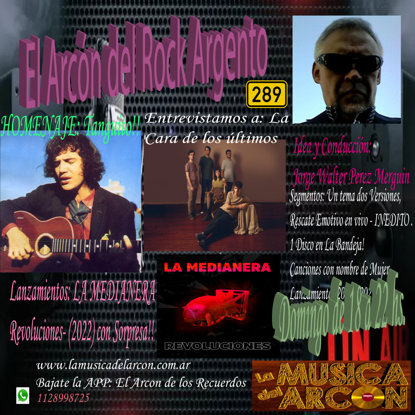 El Arcon del Rock Argento - Emision nº 289 con La Medianera - 22-05-2022 episode artwork