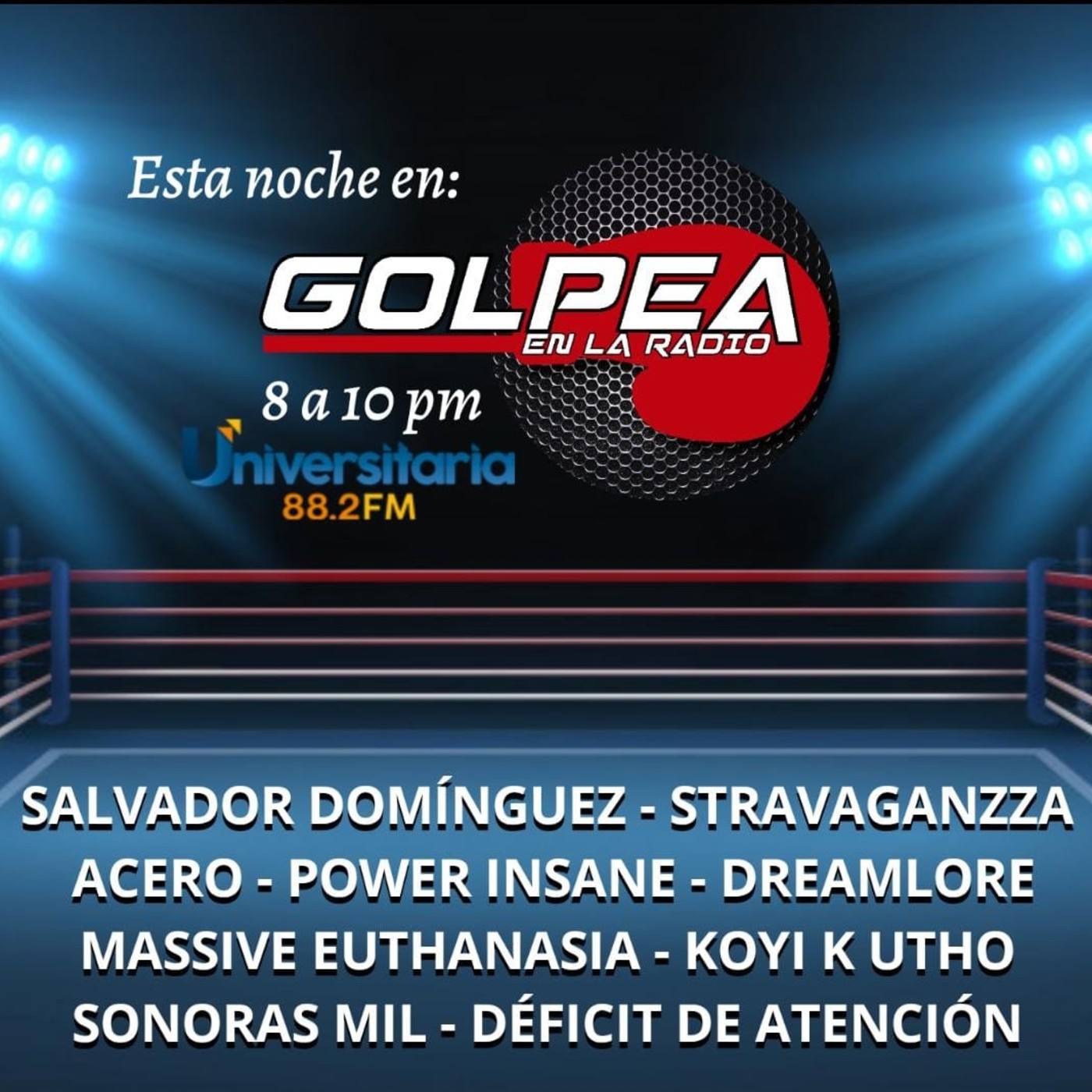 GOLPEA EN LA RADIO