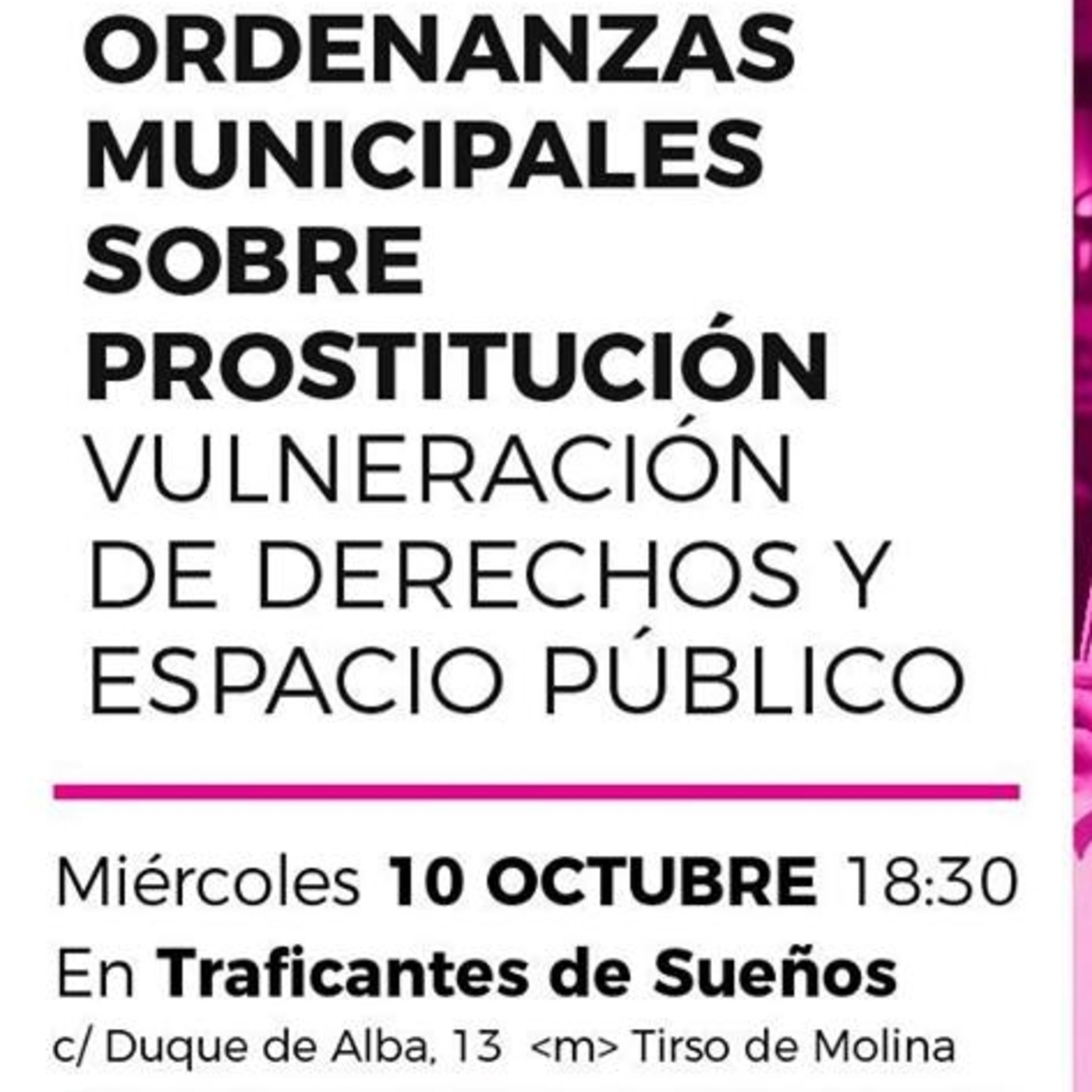 #ForoDM «Ordenanzas municipales sobre prostitución. Vulneración de derechos y espacio público.» episode artwork