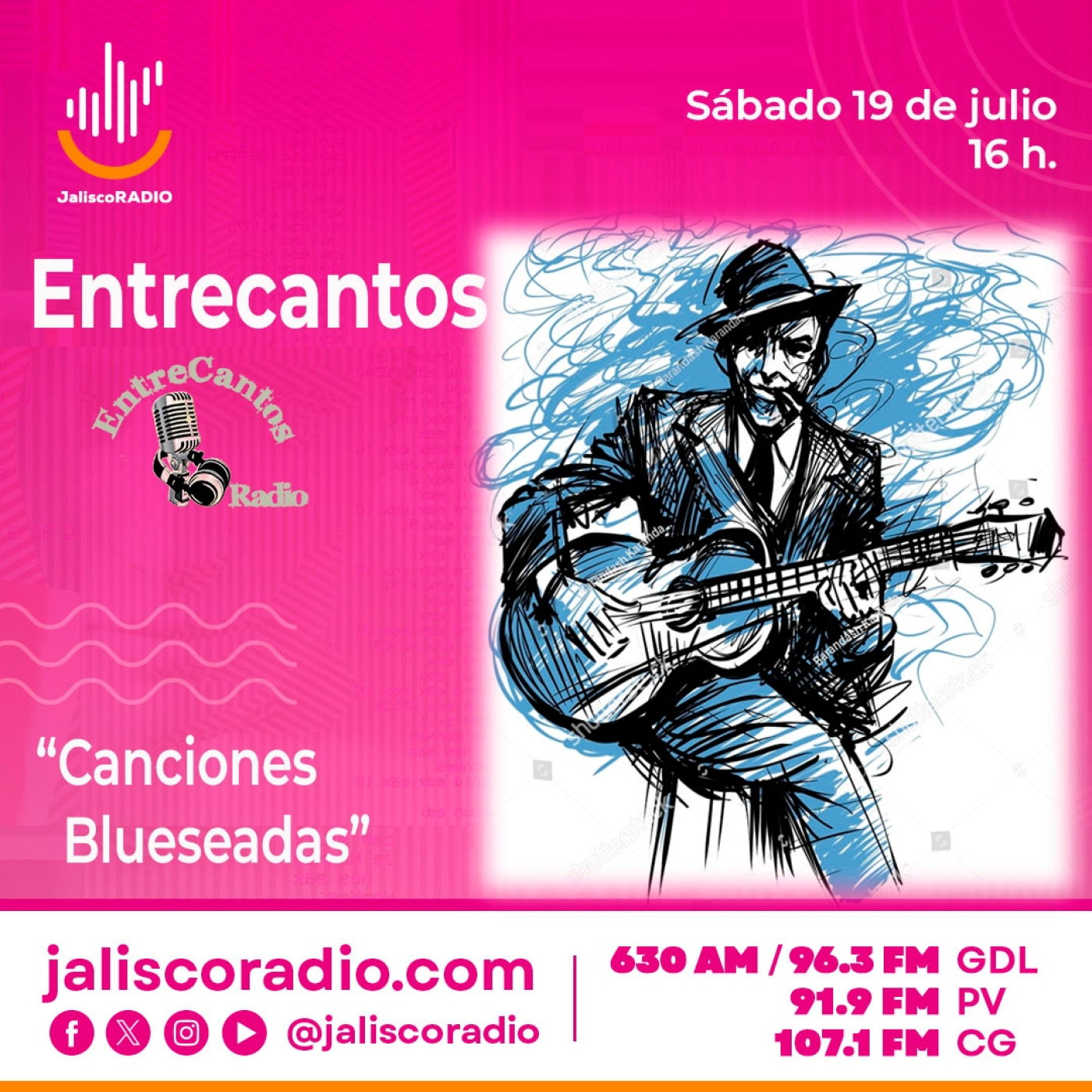 Programa Entrecantos 19 de julio, 2025: "Canciones blueseadas" episode artwork