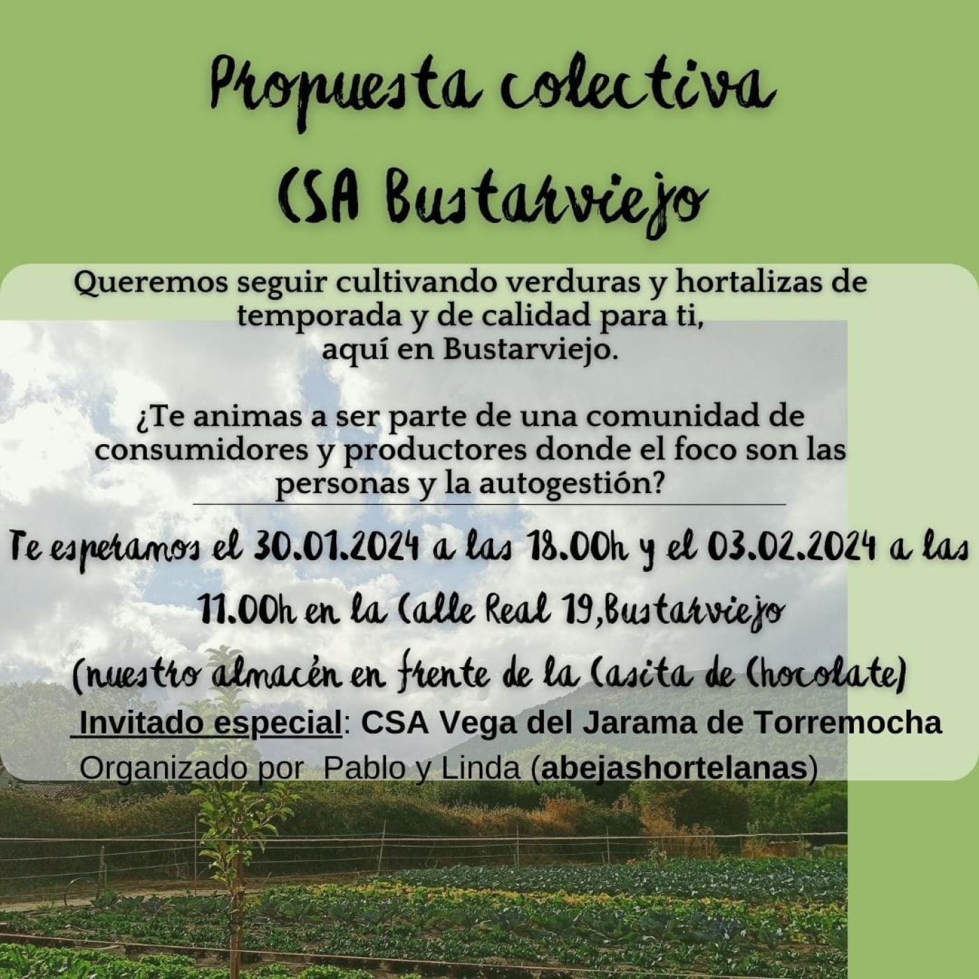 Entrevista a CSA Bustarviejo, Proyecto Agroecológico. episode artwork