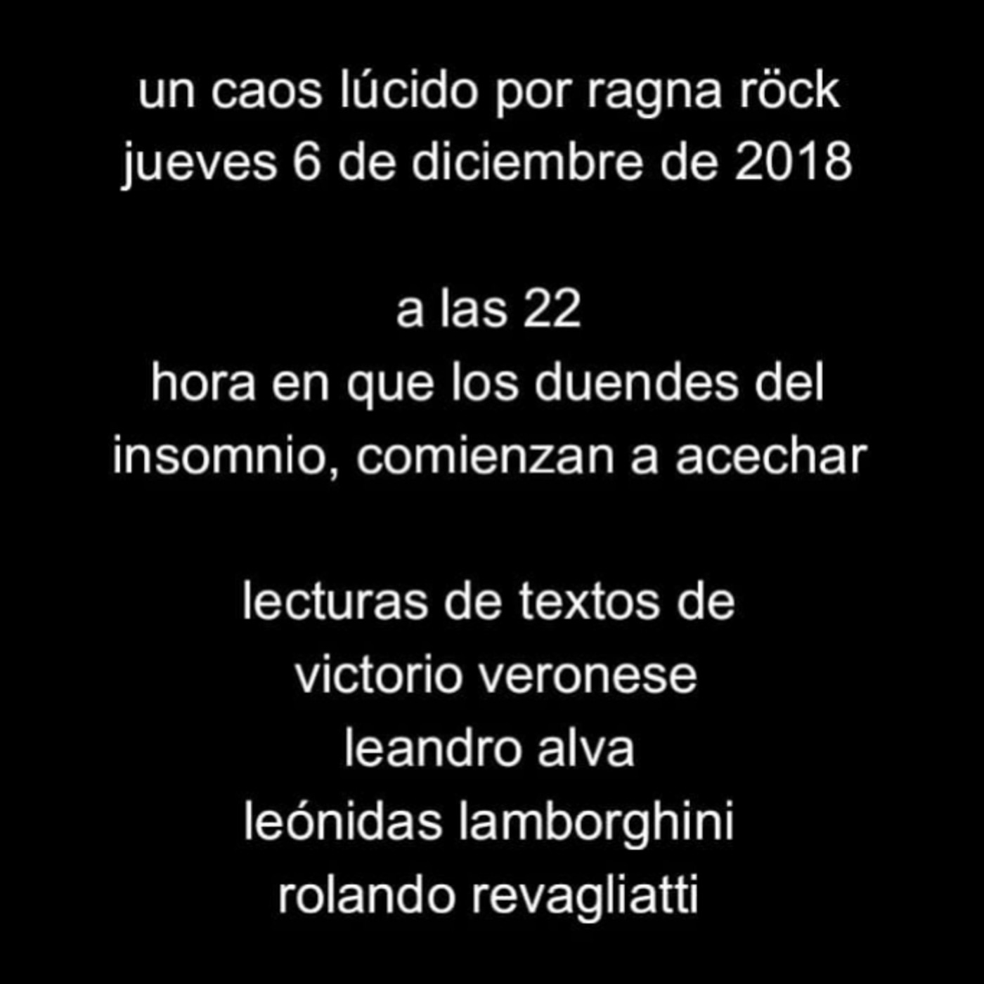 un caos lúcido