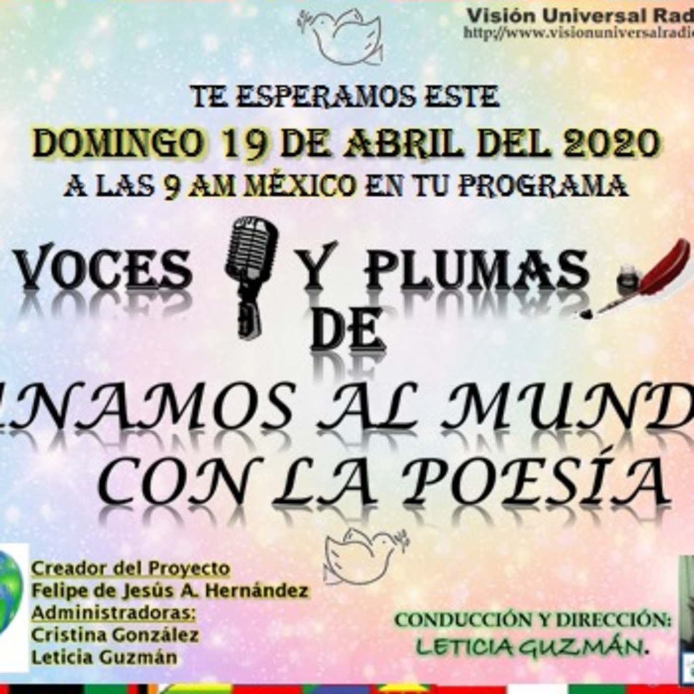 VOCES Y PLUMAS DE UNAMOS AL MUNDO CON LA POESÍA