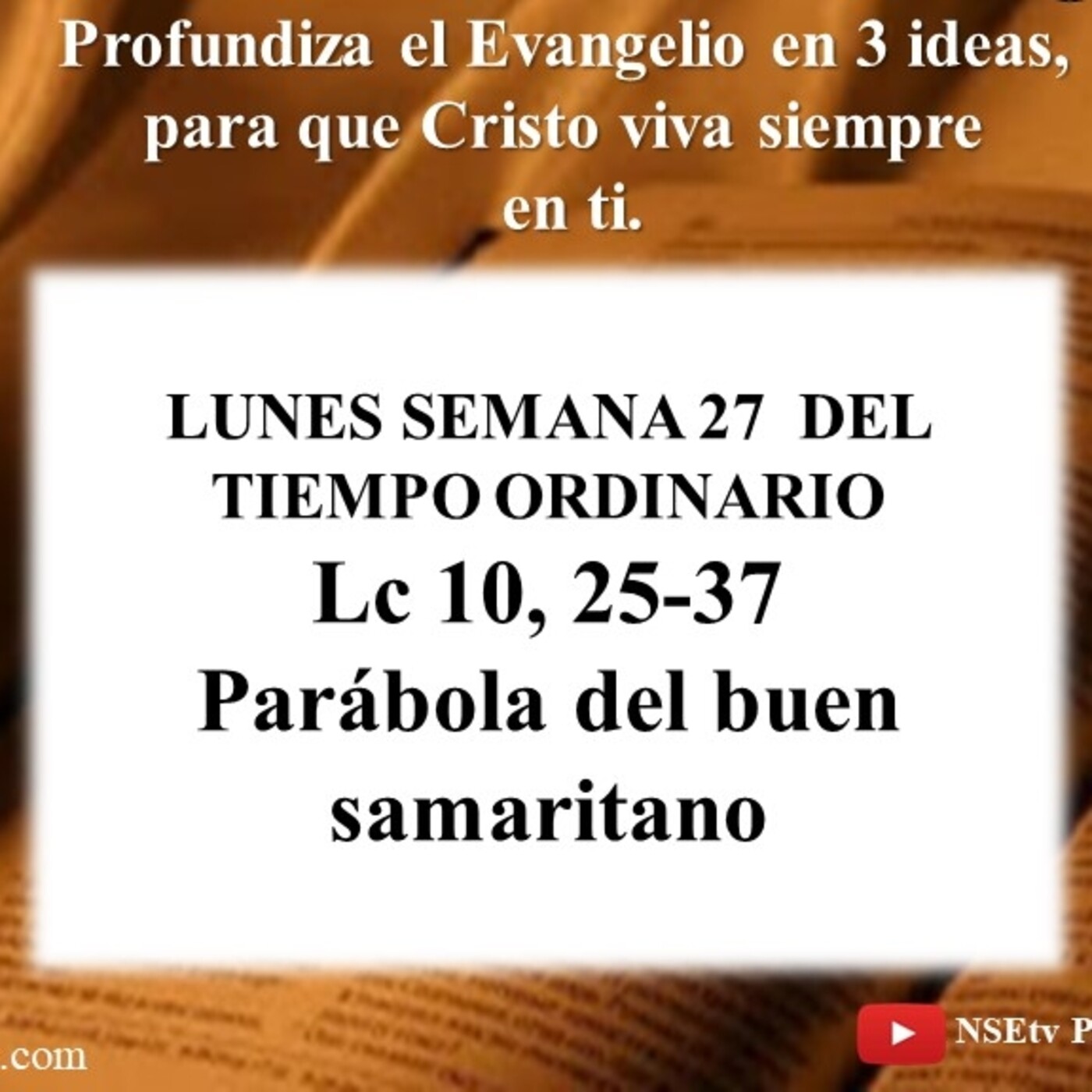El 1, 2, 3 DEL EVANGELIO