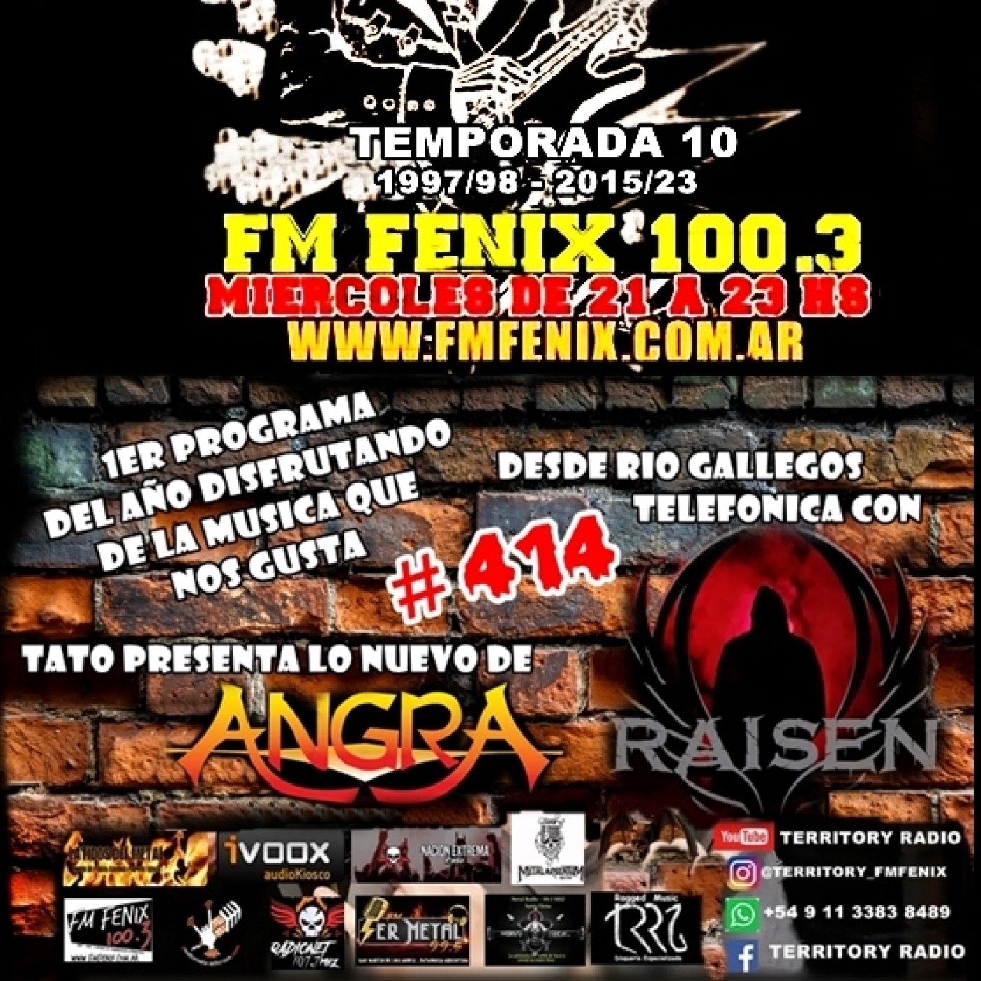 TERRITORY RADIO # 414 (04-01-2022) RAISEN - HYENA episode artwork
