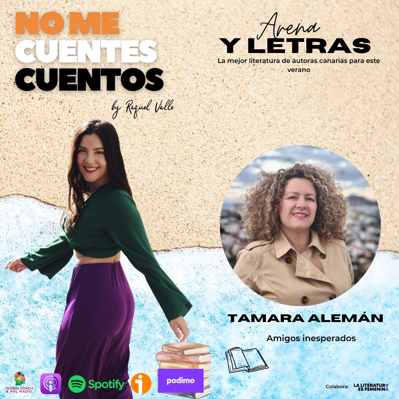 Arena y letras. Amigos Inesperados.Tamara Alemán episode artwork