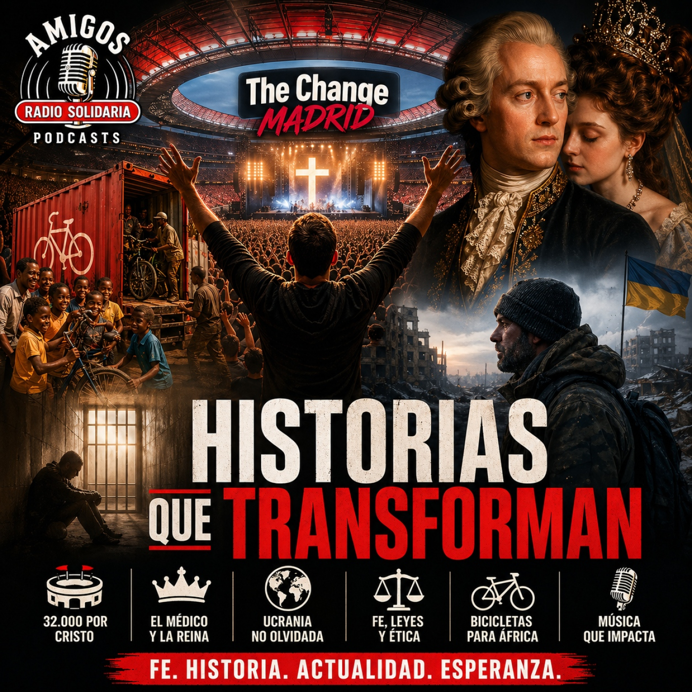 32.000 al Metropolitano por Cristo y el médico que sedujo a la Reina | Amigos (29-04-2026)