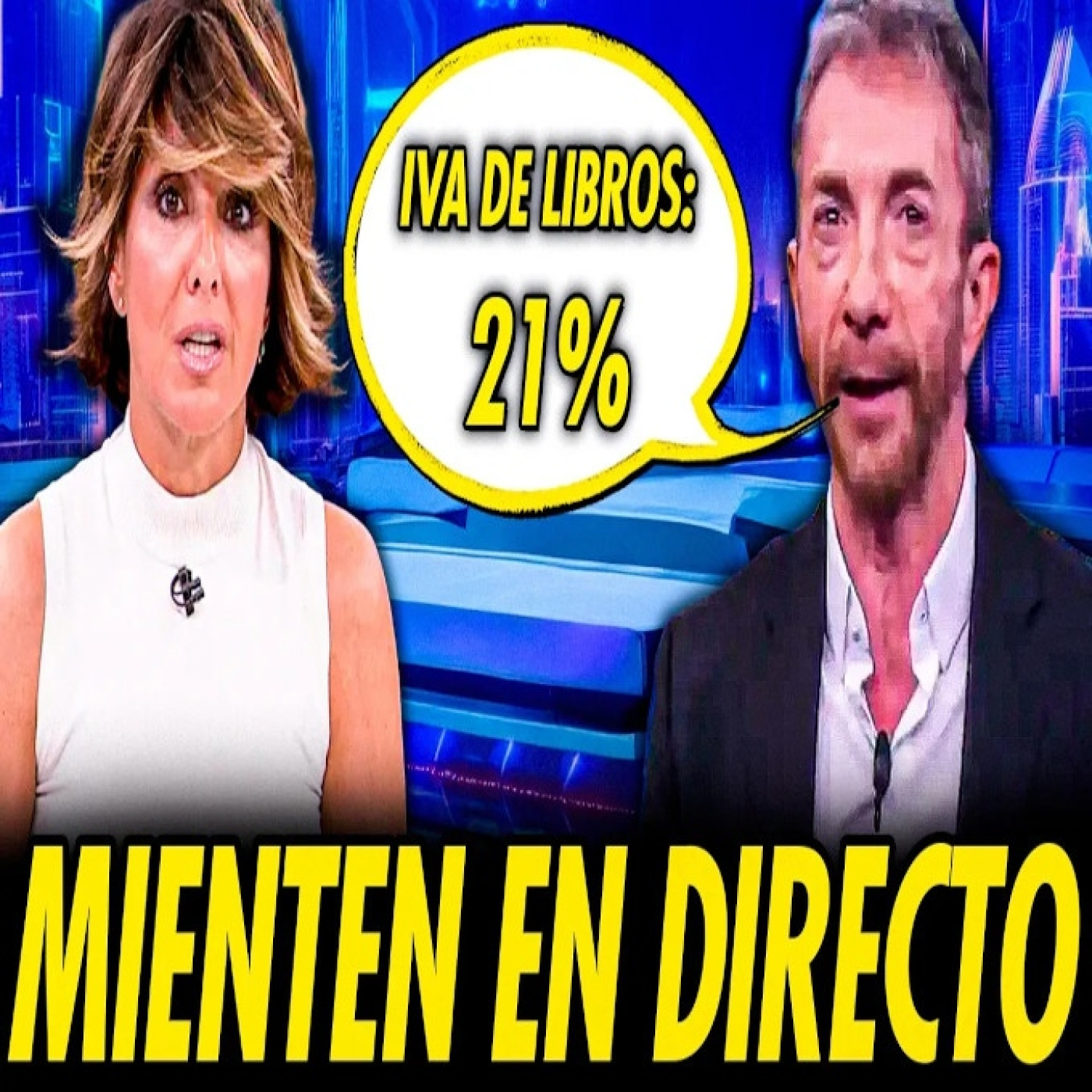 FAKE NEWS EN EL HORMIGUERO. SONSOLES Y PABLO MOTOS MIENTEN SOBRE EL IVA DE LOS LIBROS