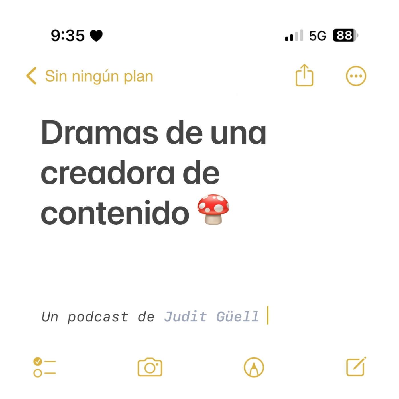 Sin ningún plan