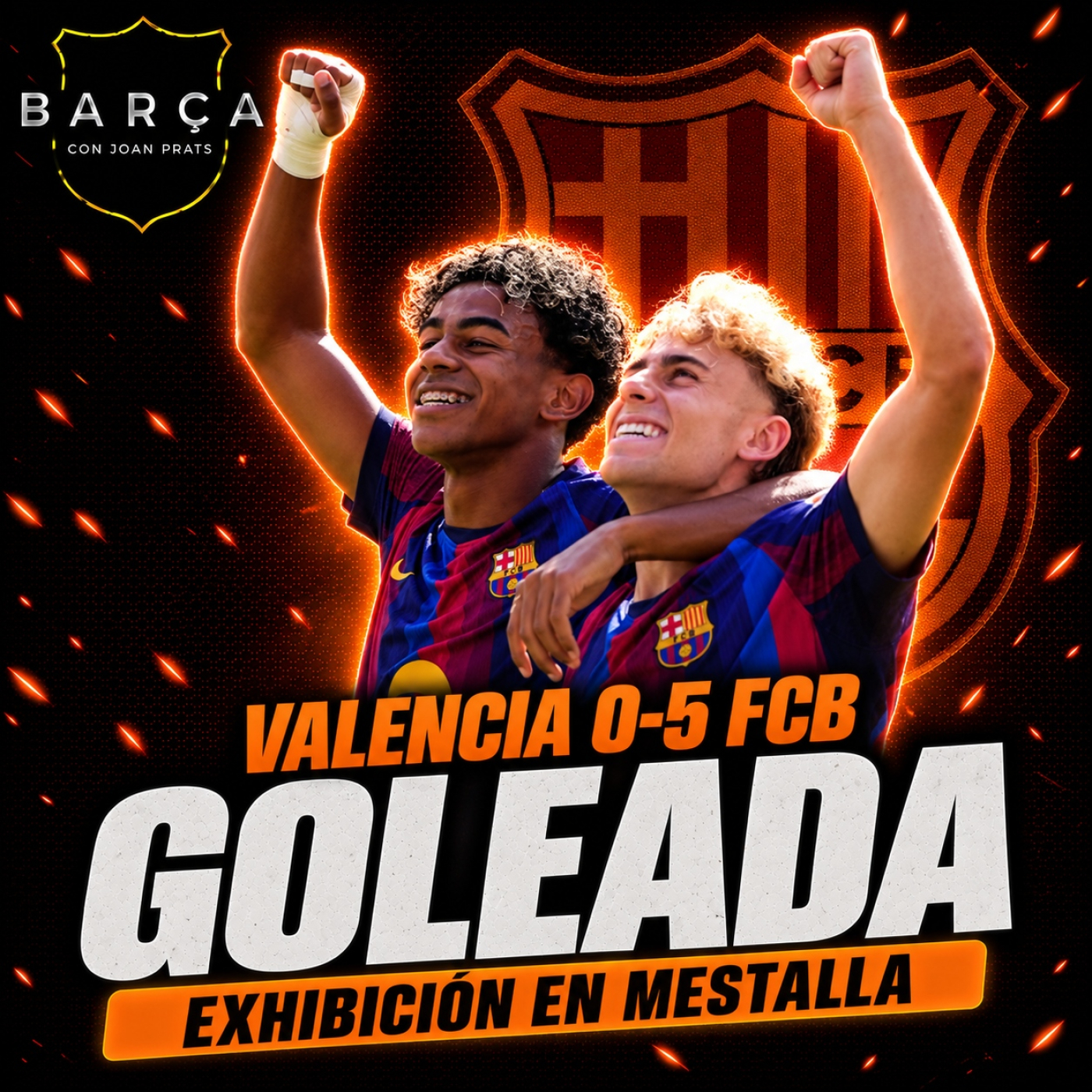 Valencia 0-5 FC Barcelona | Goleada, Rodri-Pedri y un Barça que empieza a dar miedo episode artwork