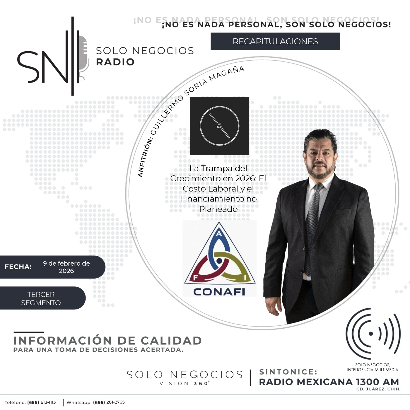 [SNR] Tercer segmento de Solo Negocios Radio del 9 de febrero de 2026 episode artwork