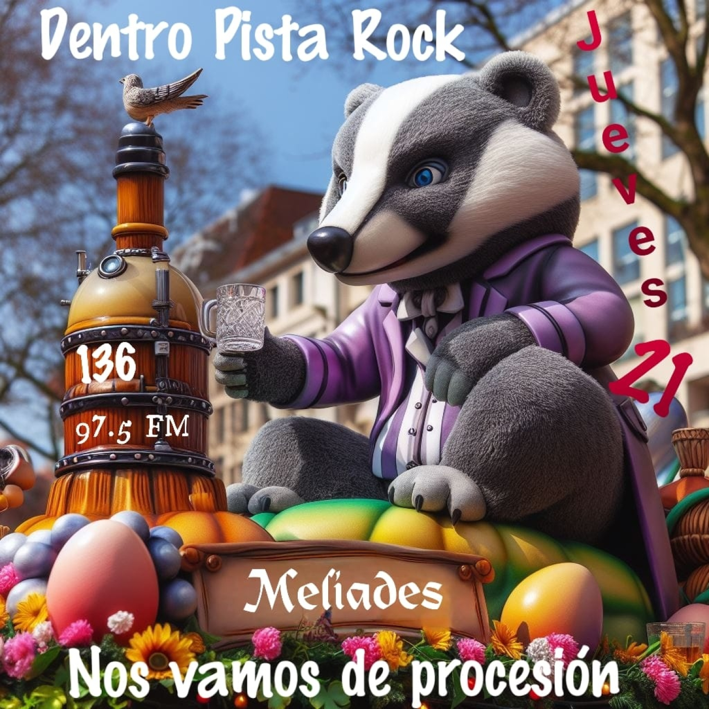 Dentro Pista Rock 97.5 FM
