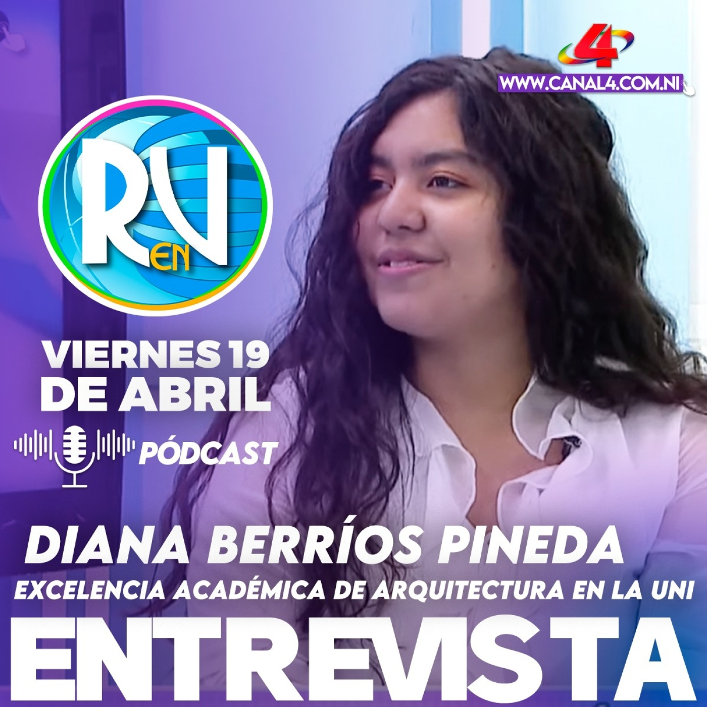 Diana Berríos Pineda, estudiante destacada de la UNI en la Revista En Vivo – 19 de abril del 2024 episode artwork