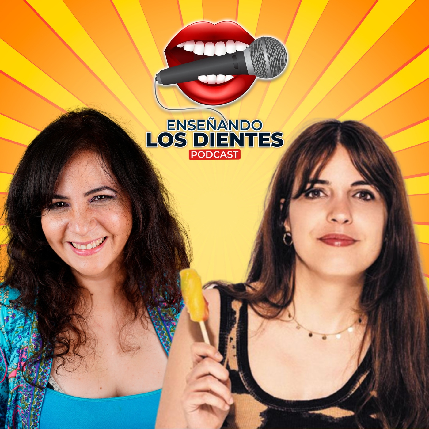 Enseñando los dientes