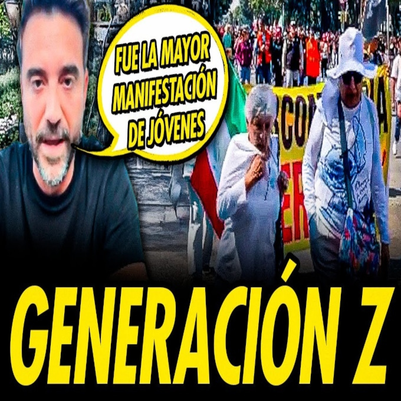 RIDÍCULO DE JAVIER NEGRE Y EL MONTAJE DE LA GENERACIÓN Z FAKE EN MÉXICO