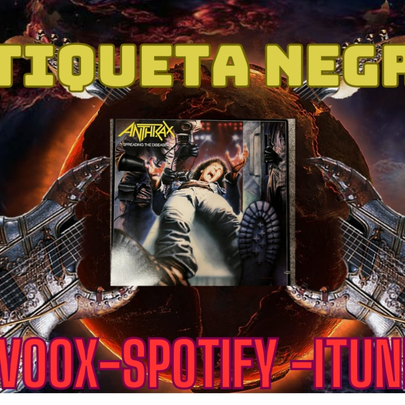 Etiqueta negra n.10 anthrax spreading the disease