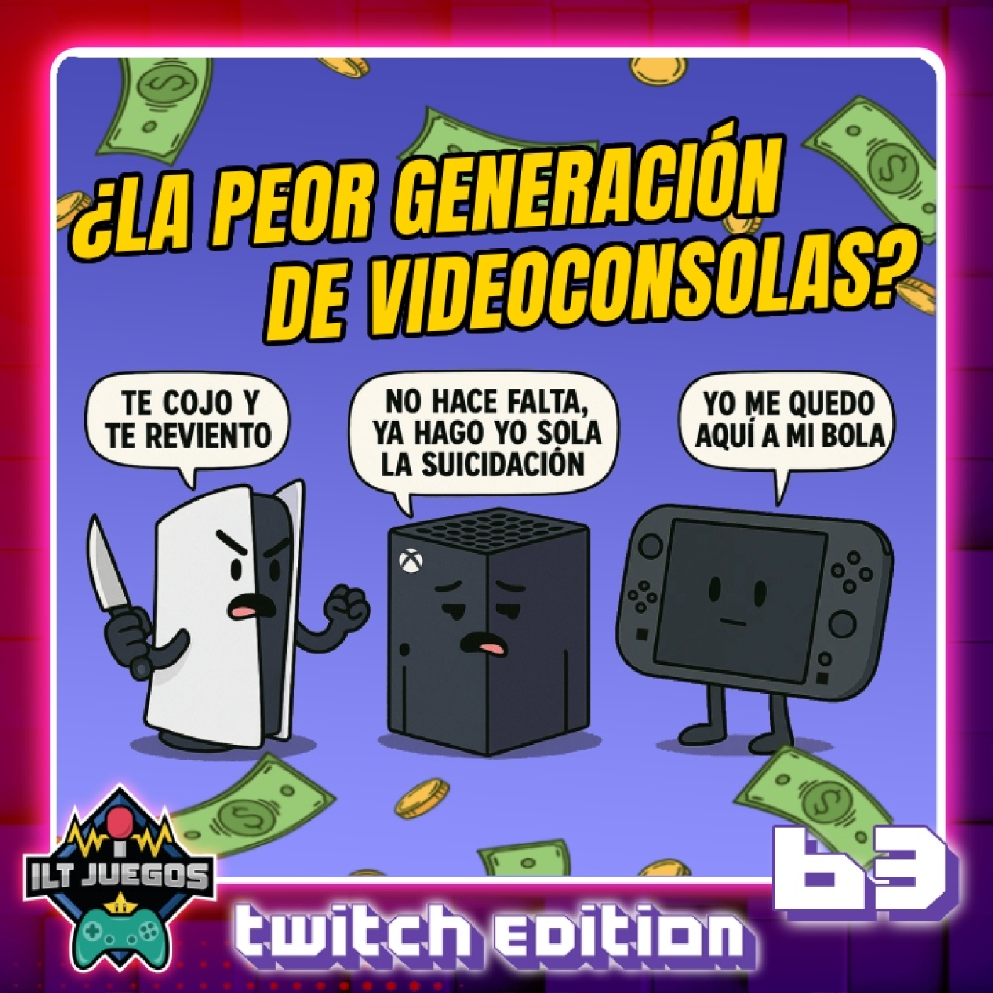  ¿La PEOR GENERACIÓN de VIDEOCONSOLAS?  [ILTJuegos -Twitch·Edition- #063] episode artwork