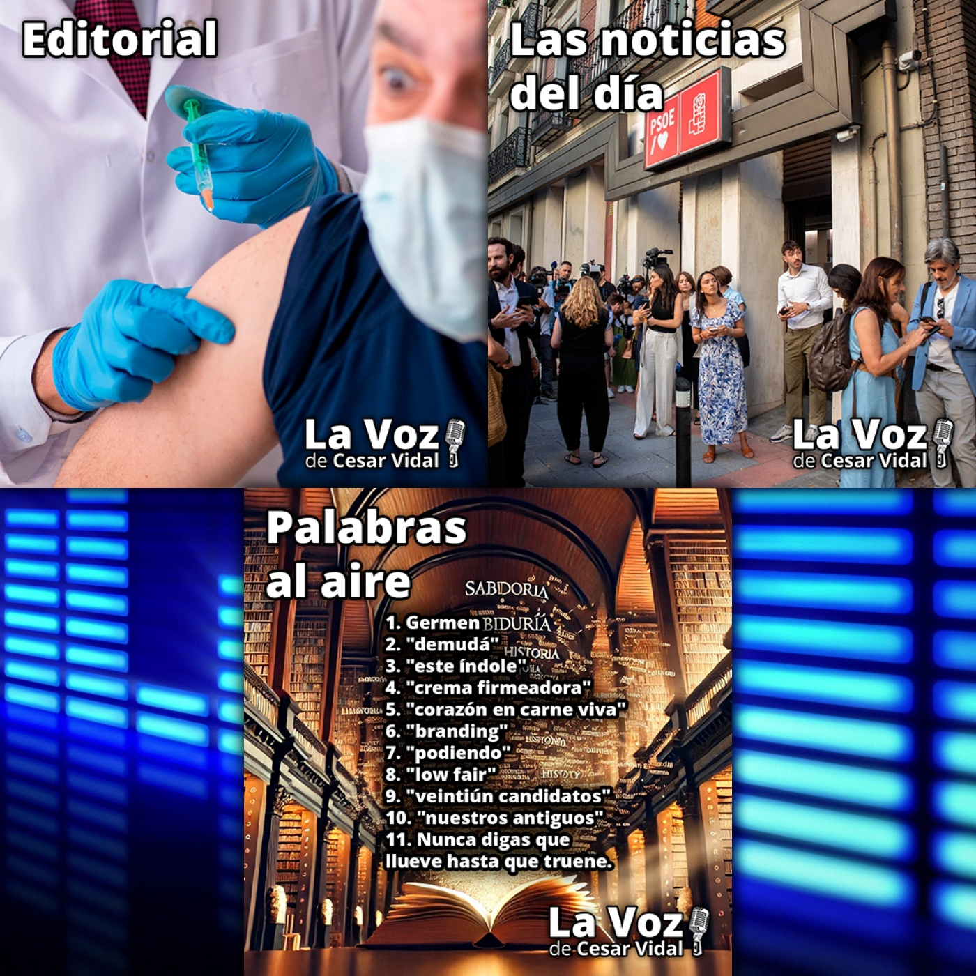 Programa Completo de La Voz de César Vidal – 16/06/25