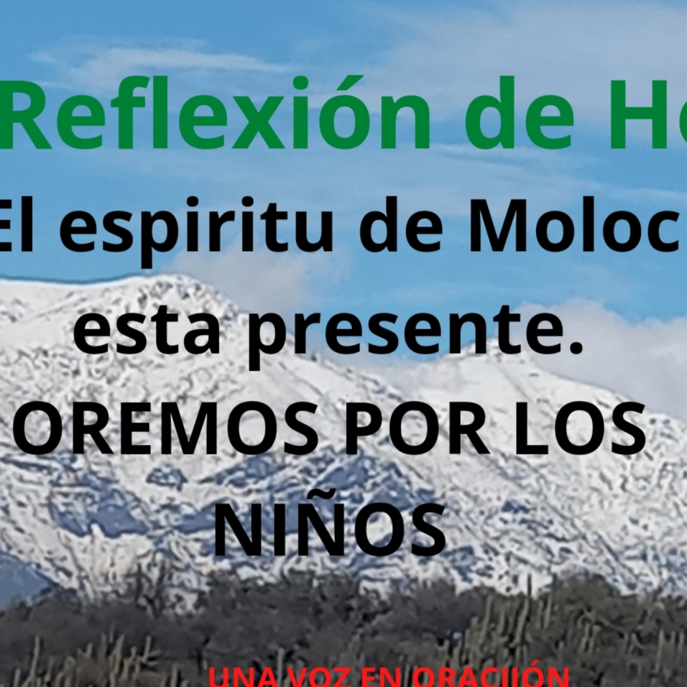 UNA VOZ EN ORACIÓN