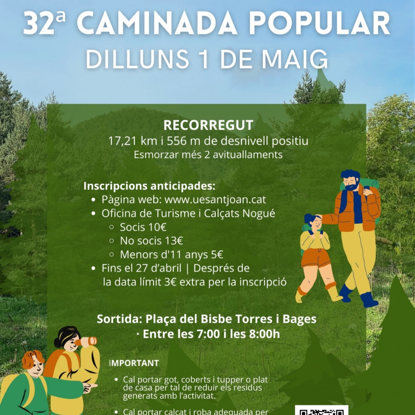 Dilluns es farà la 32a caminada popular, enguany sense l'esmorzar calent per la situació de sequera episode artwork