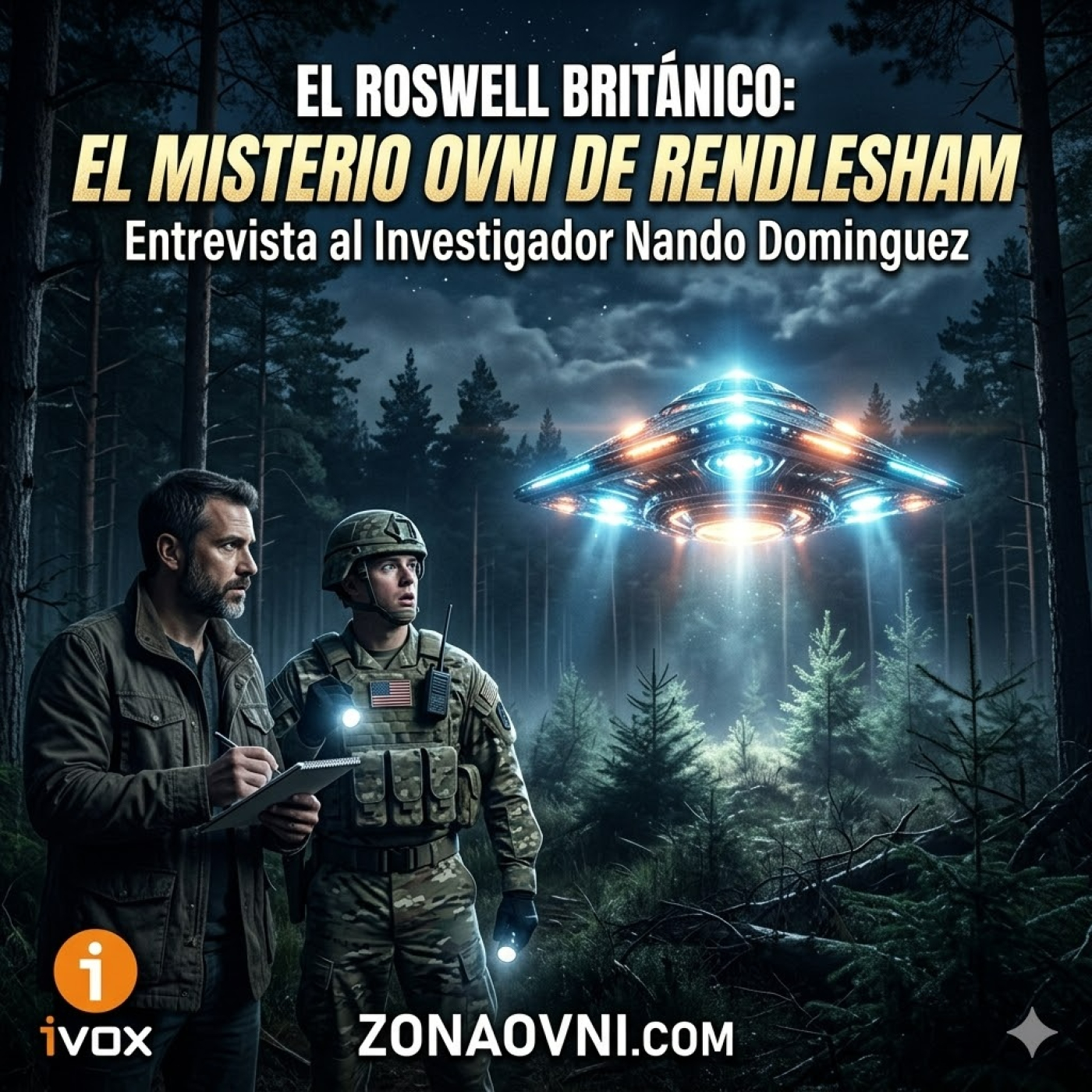El Roswell Británico: El Misterio OVNI de Rendlesham Entrevista al investigador NANDO DOMINGUEZ episode artwork