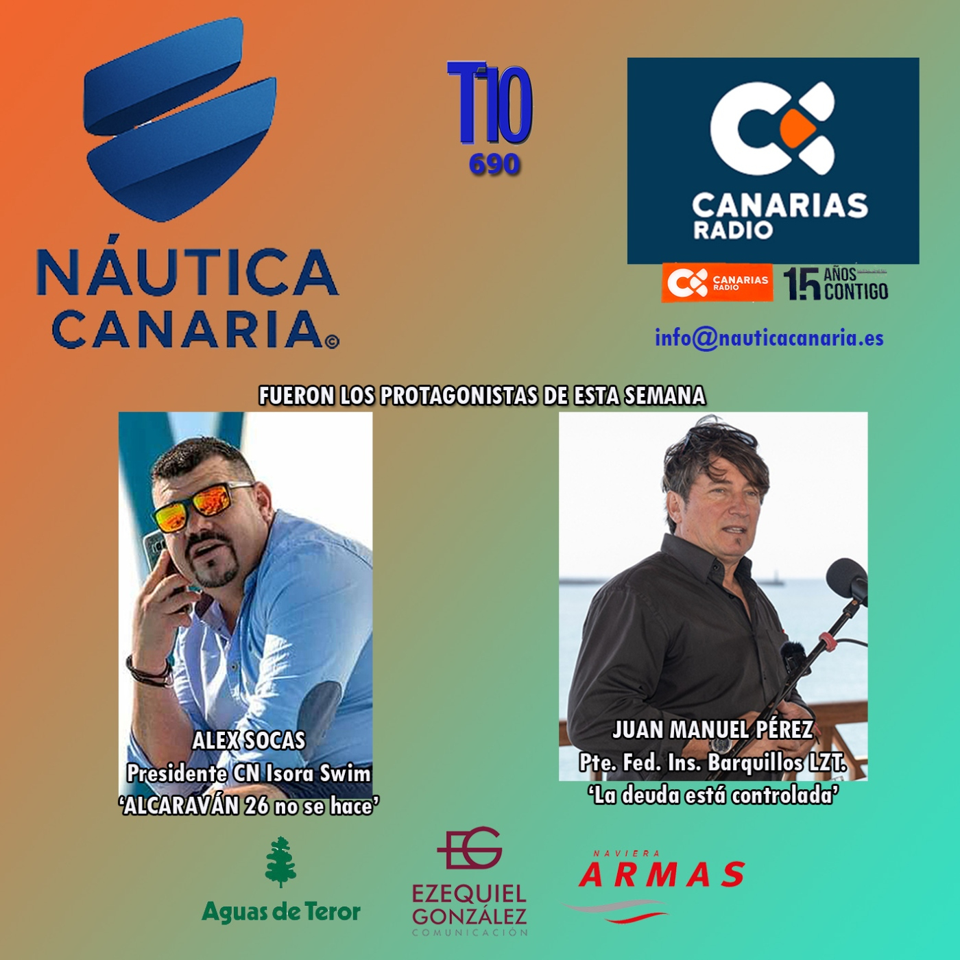 Náutica Canaria. - La Radio Canaria..- Entrevistamos a Alex Socas y a Juan Manuel Pérez.- T10 - 690 episode artwork