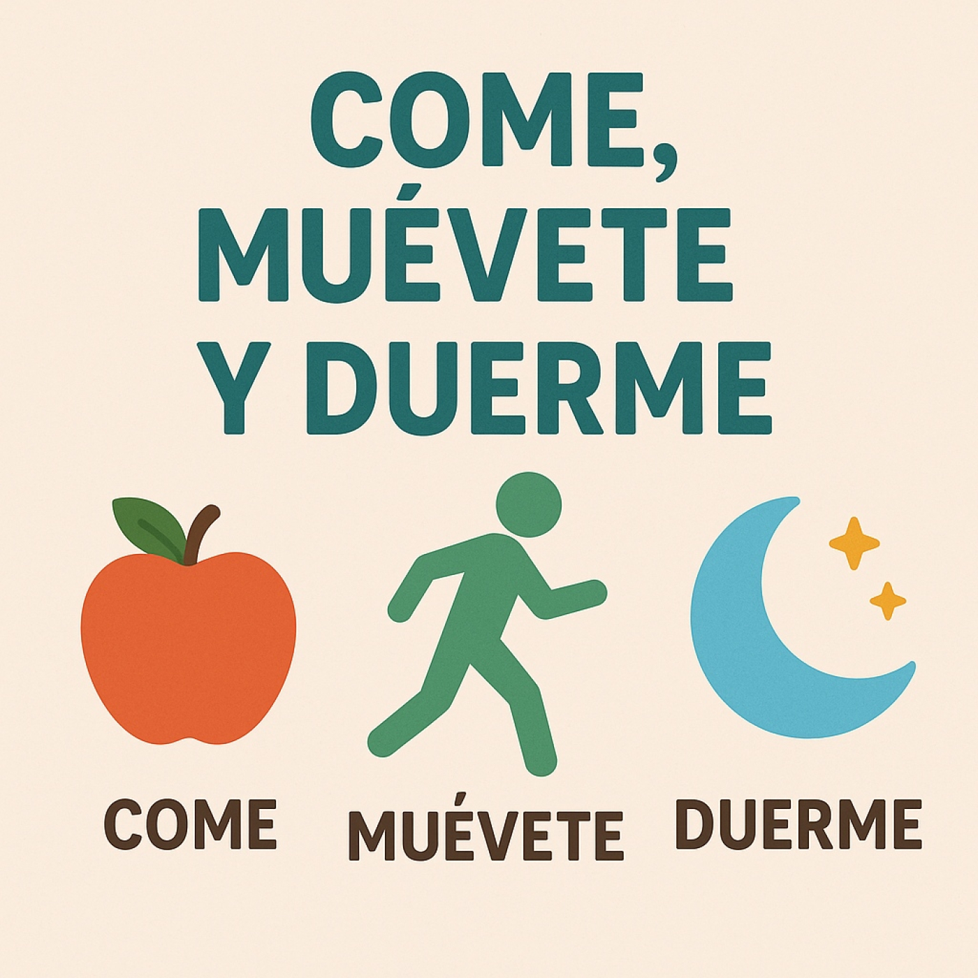 Come, muévete y duerme: Mejora tu salud episode artwork