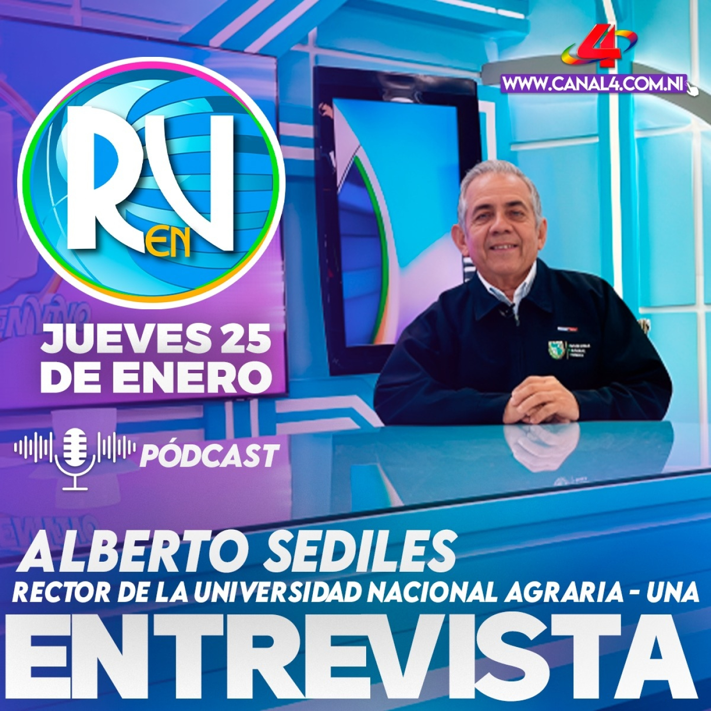 Rector de la Universidad Nacional Agraria, Alberto Sediles en la Revista En Vivo – 25 de enero del 2023 episode artwork