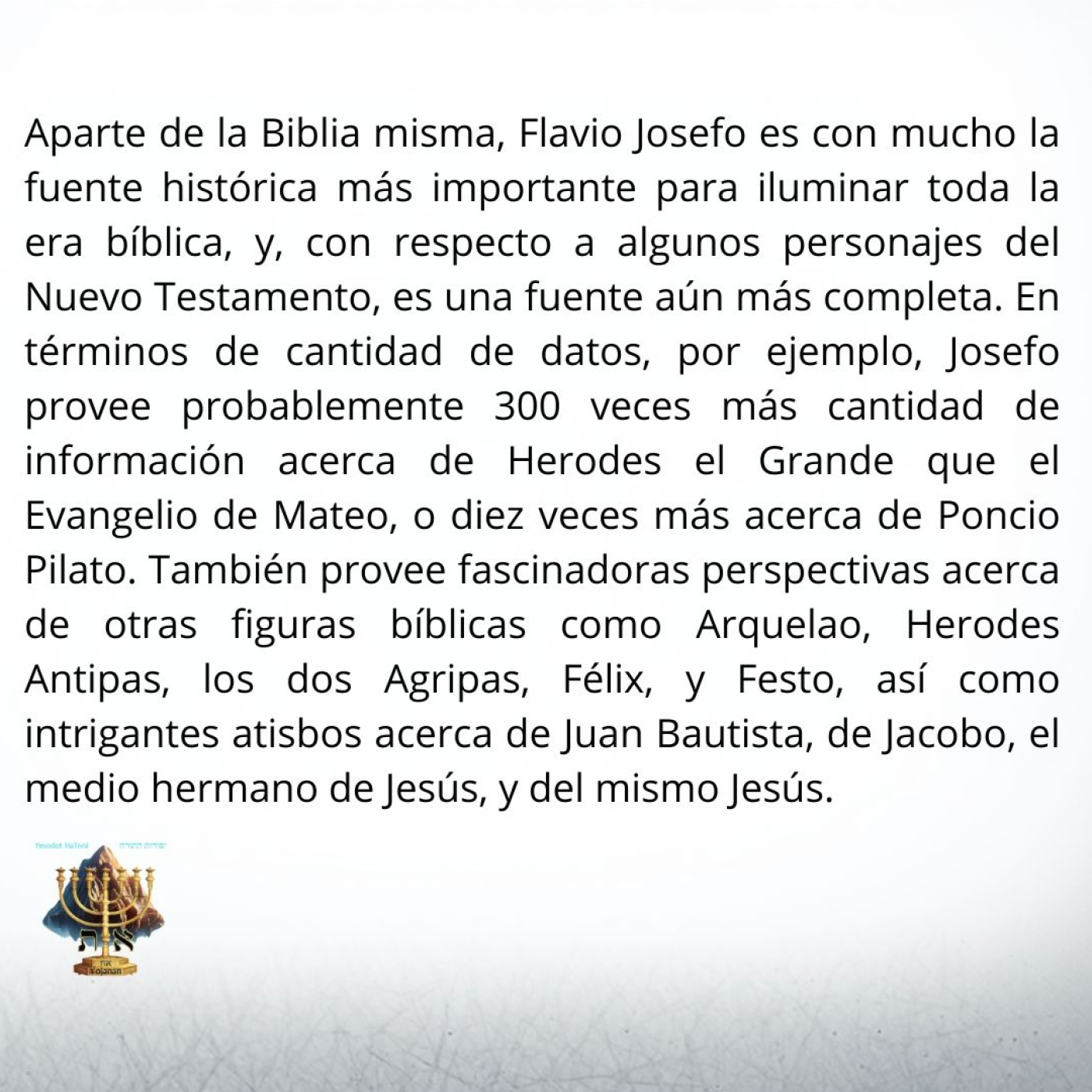 ANTIGÜEDADES JUDAICAS Flavio Josefo Libro #6 episode artwork