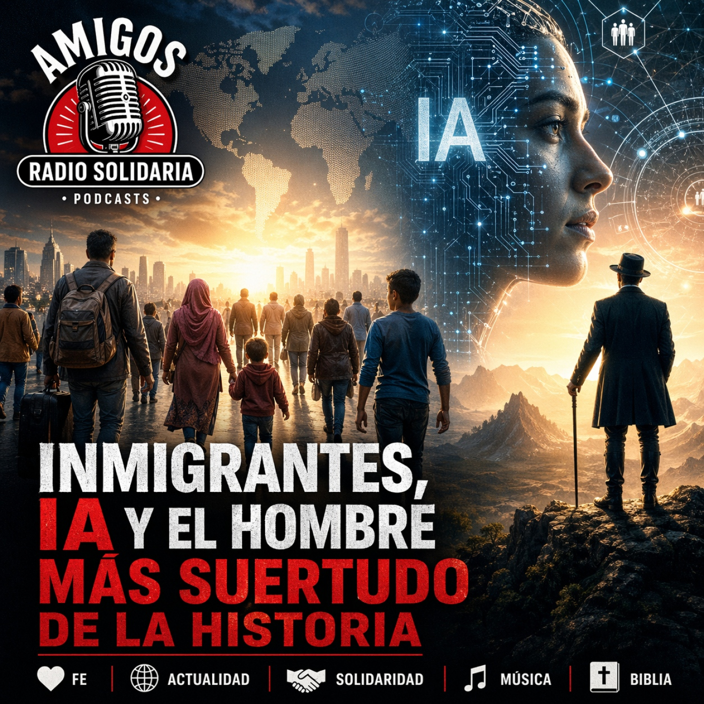 Inmigrantes, IA y el hombre más suertudo de la historia - Amigos (22-04-2026)