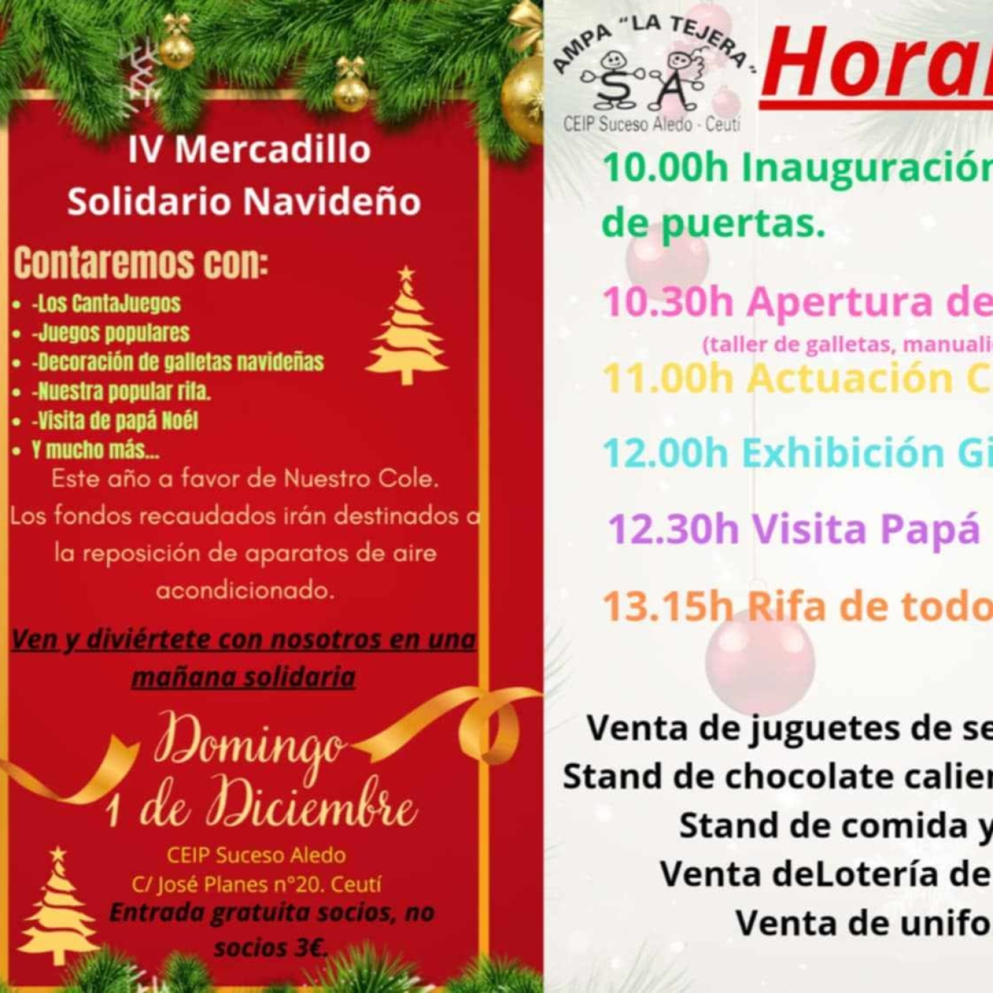 Diciembre se estrena con el Mercadillo Solidario Navideño del Suceso Aledo de Ceutí episode artwork