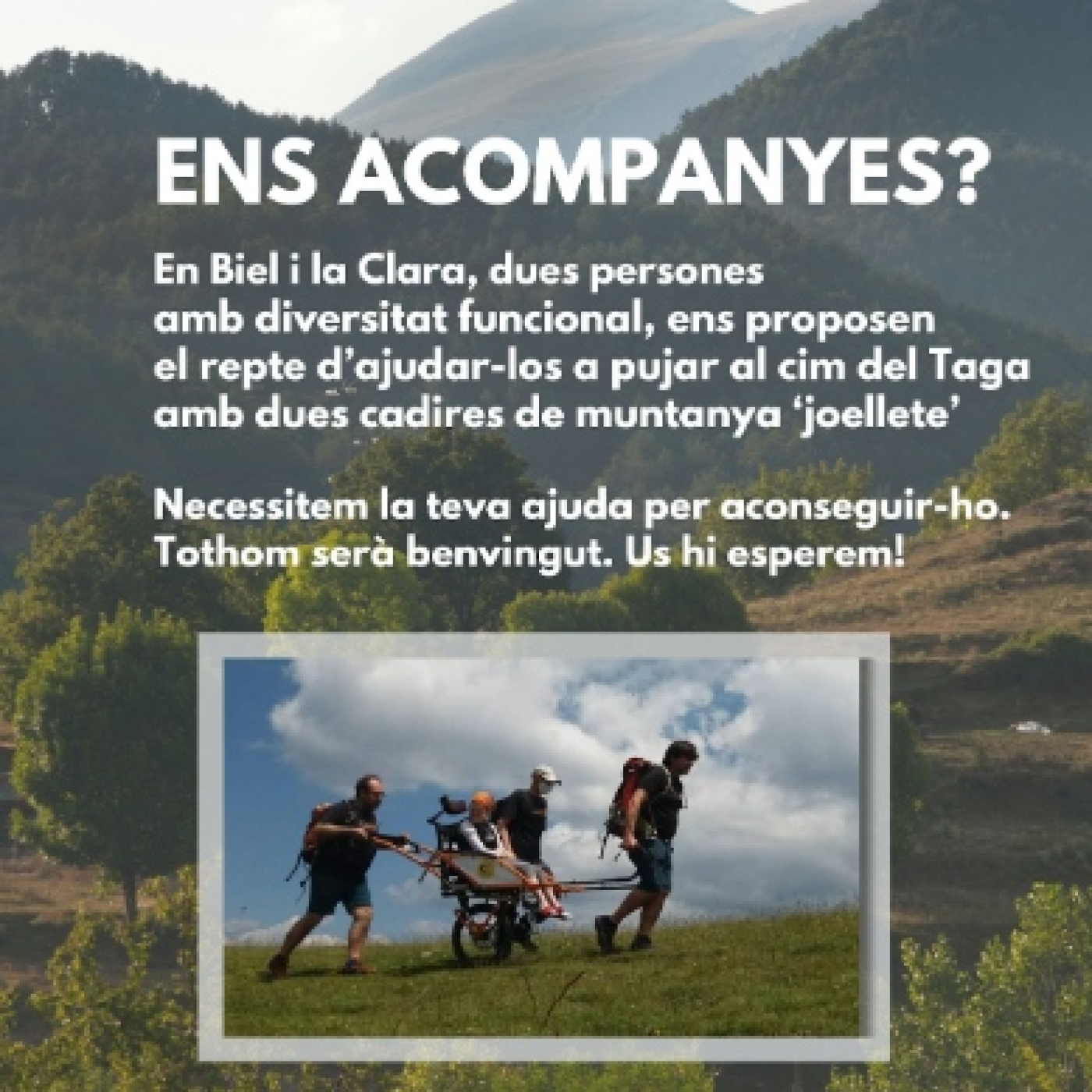 La Clara i en Biel necessiten ajuda per pujar la cim del Taga episode artwork