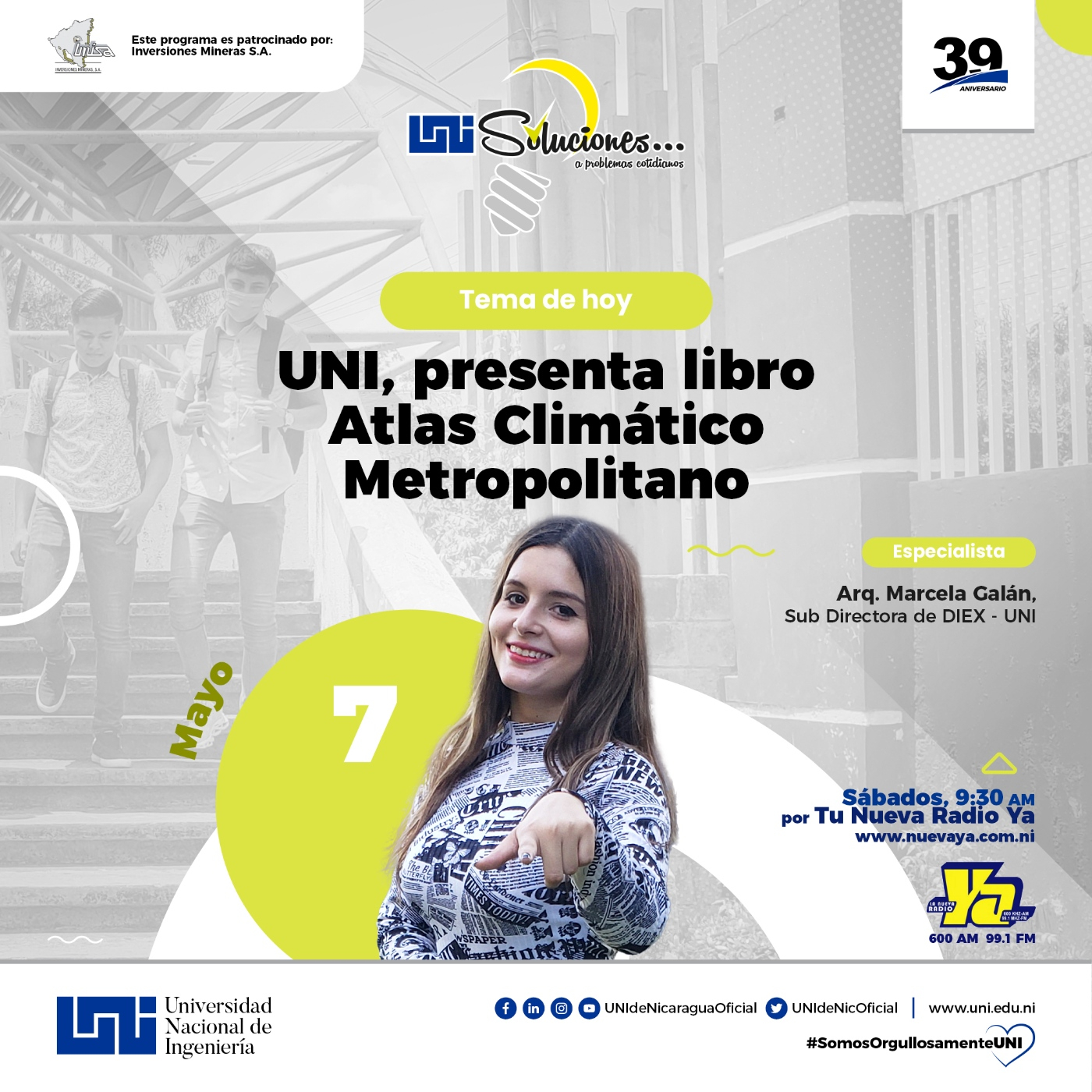 UNI Soluciones #427 - 07 de mayo 2022 - UNI presenta atlas climático. episode artwork