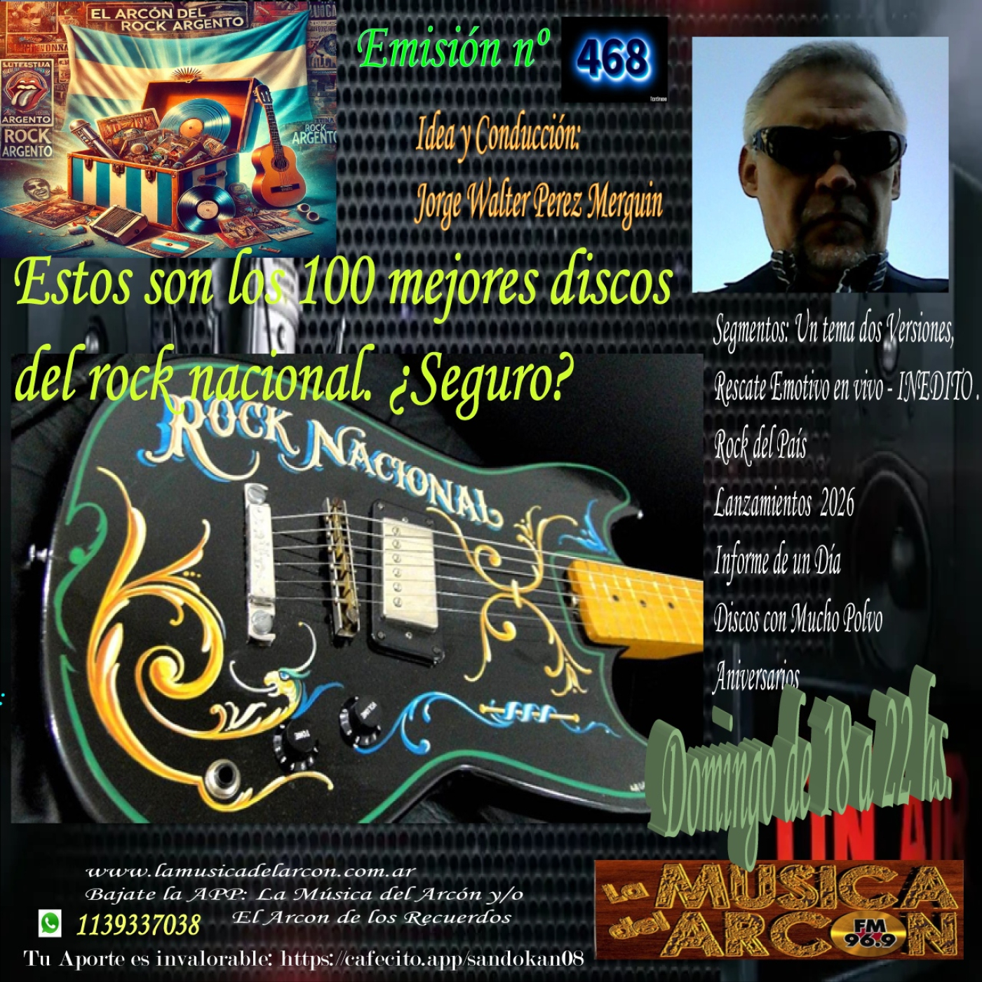El Arcon del Rock Argento - Emision nº 468 - 10 discos Rock Nacional episode artwork