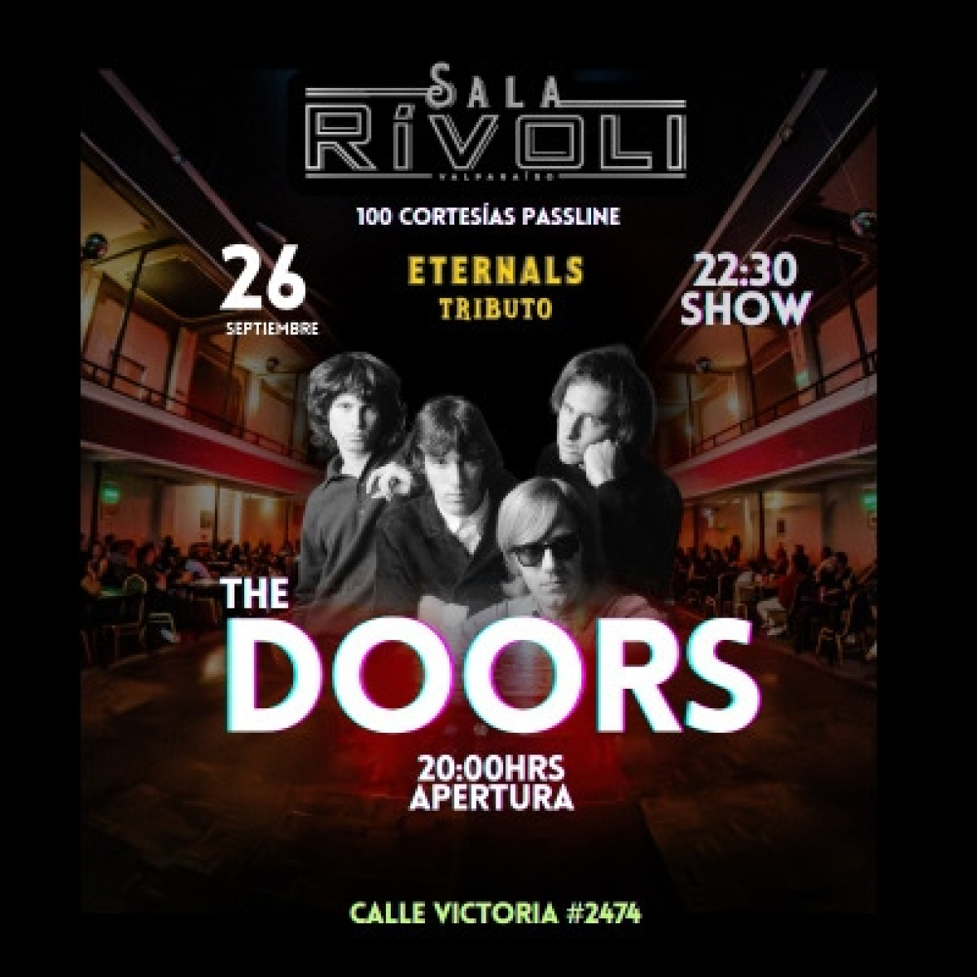 TRIBUTO A THE DOORS LLEGA A SALA RIVOLI CON SHOW DE GRANDES ÉXITOS episode artwork