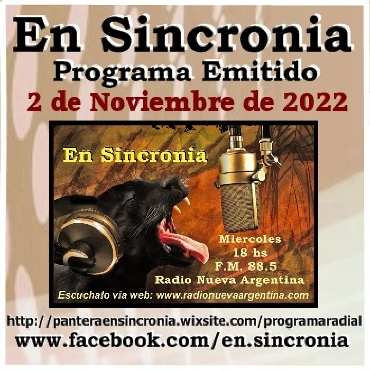 En Sincronia - 2022 Noviembre 02 episode artwork